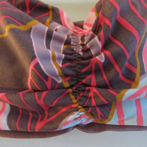 MAAJI Shimmering Cognac Cumbia Reversible Off Shoulder Bikini Top Size US M NWT - Picture 7 of 15